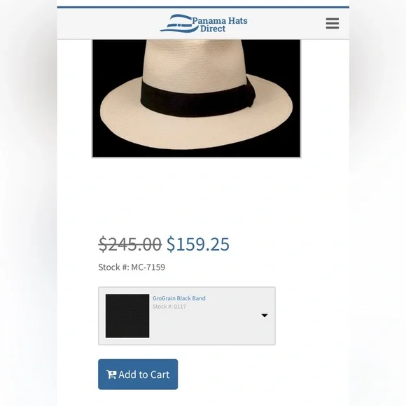 Handmade Genuine Panama Hats 100% Toquilla StrawFiona Fedora Sz M UNISEX